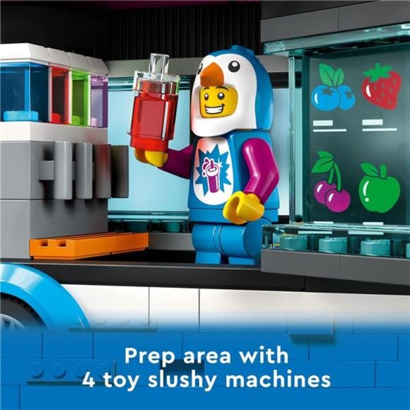 City Penguin Slushy Van Building Toy - Featuring a Truck and Costumed Minifigure - Picture 6 of 7